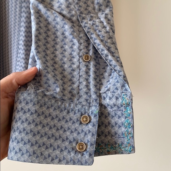 Men’s Robert Graham Dress Shirt Large - Picture 6 of 8